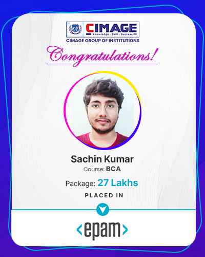 Another Star of CIMAGE: Sachin Kumar Makes His Mark at EPAM