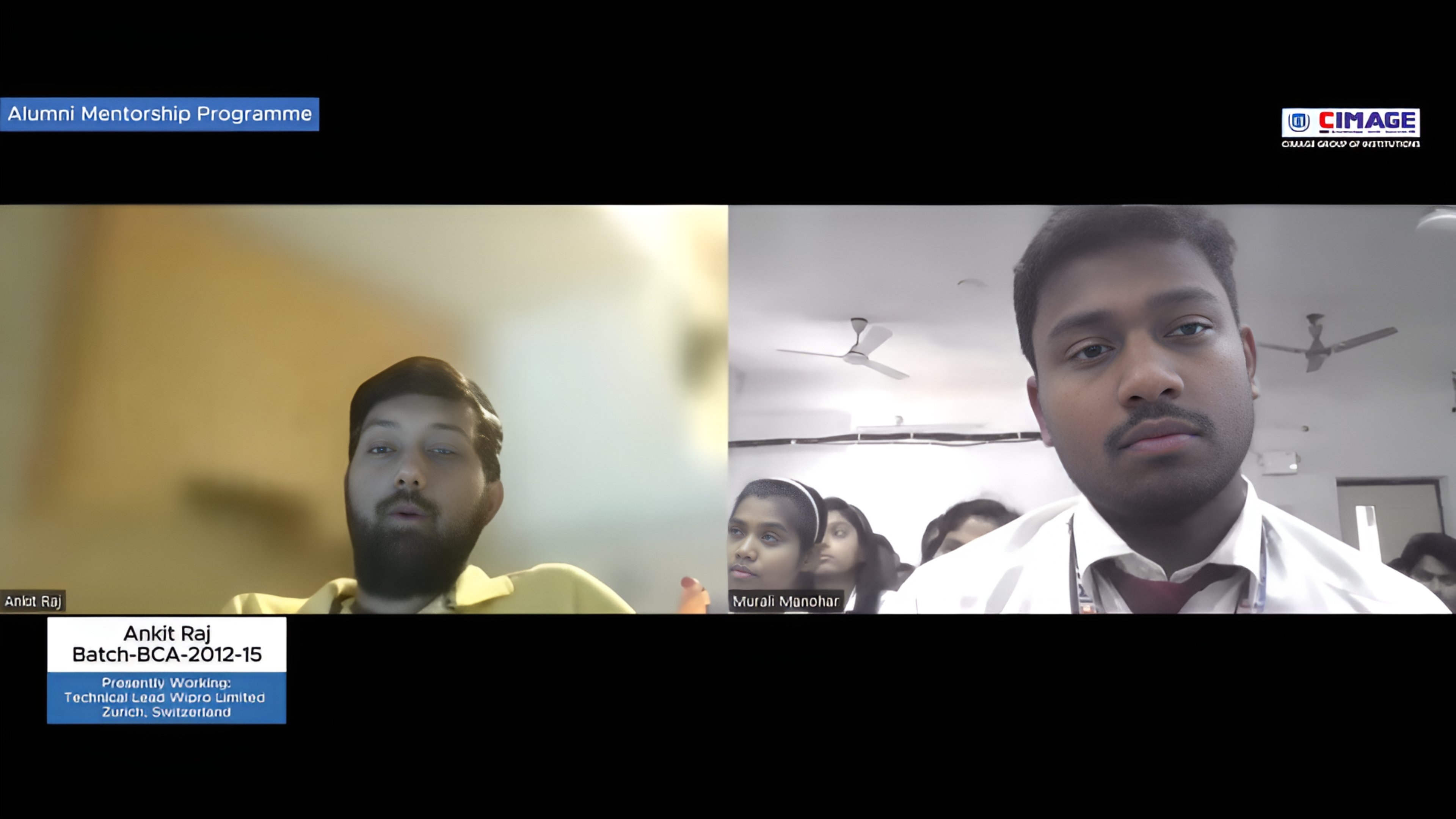 Alumni Mentorship Programme at CIMAGE College: Inspiring the Next Generation