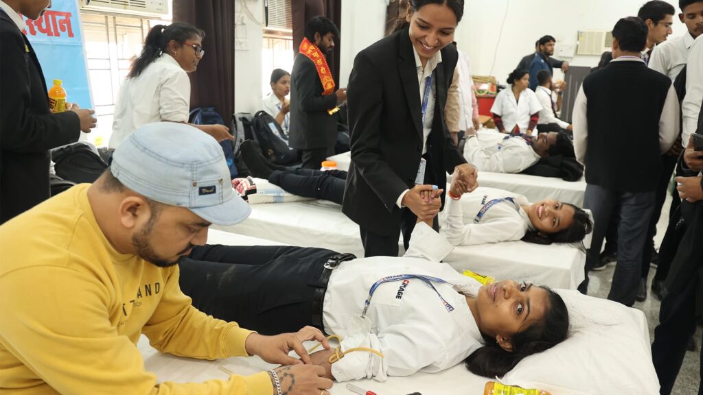 410 Units of Blood Donation done through Blood Donation Camp Organized at CIMAGE on the occasion of Martyr’s Day